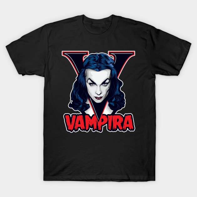 VAMPIRA! T-Shirt by pentoolarts